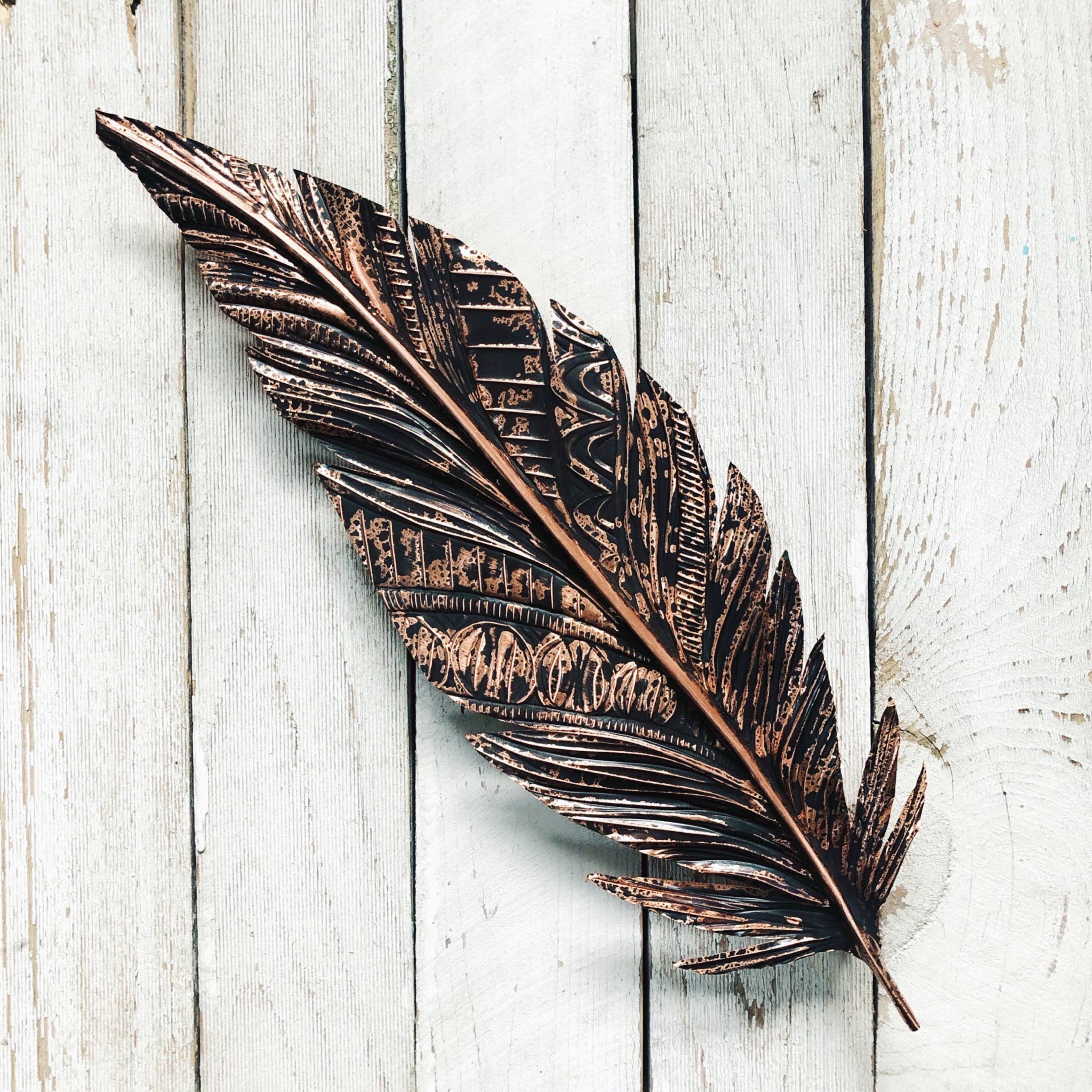 Timber Lane Studio - Wholesale Wall Accent - Giant Copper Feather6