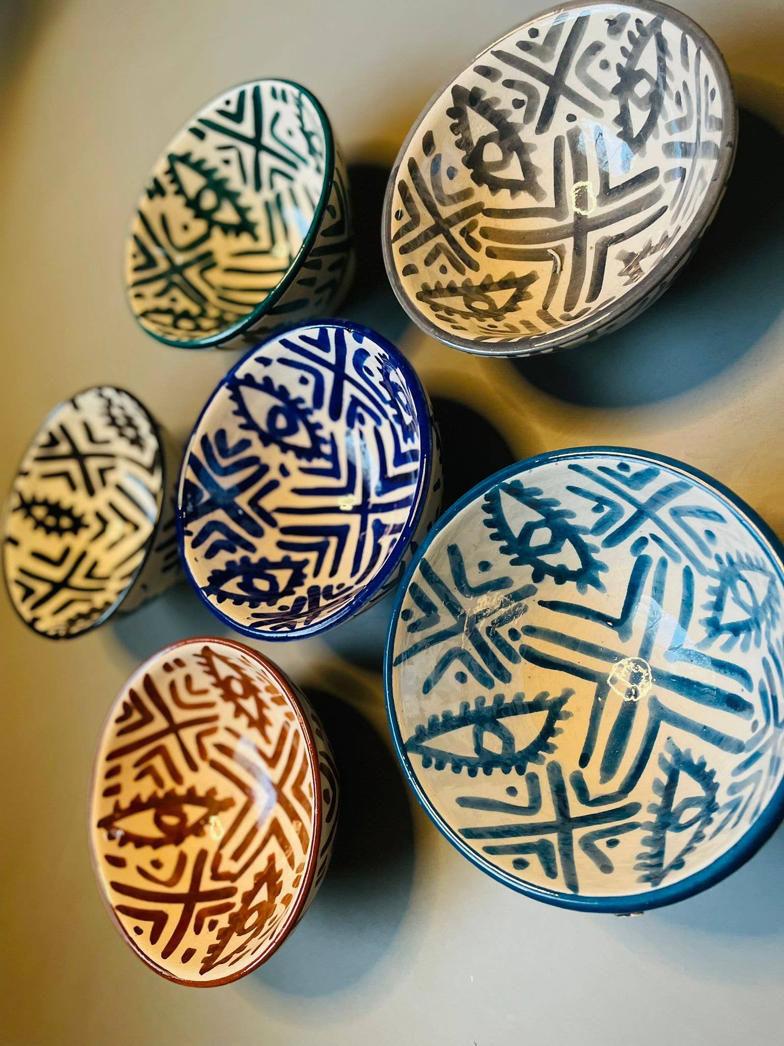 Tamegrouteshop - Vente Assiettes/plats/bols de décoration - Bols marocains faits main 16 cm6