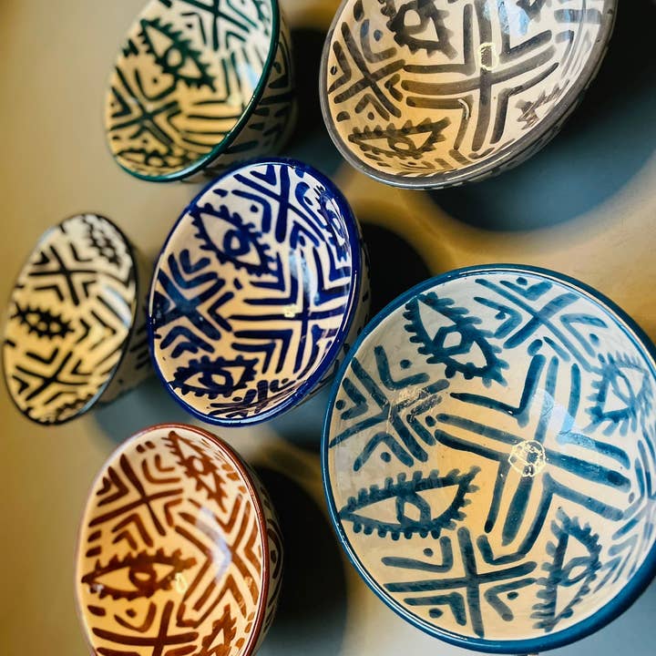 Tamegrouteshop - Wholesale Decorative Plate/Dish/Bowl - Handmade Moroccan bowls 16 cm6