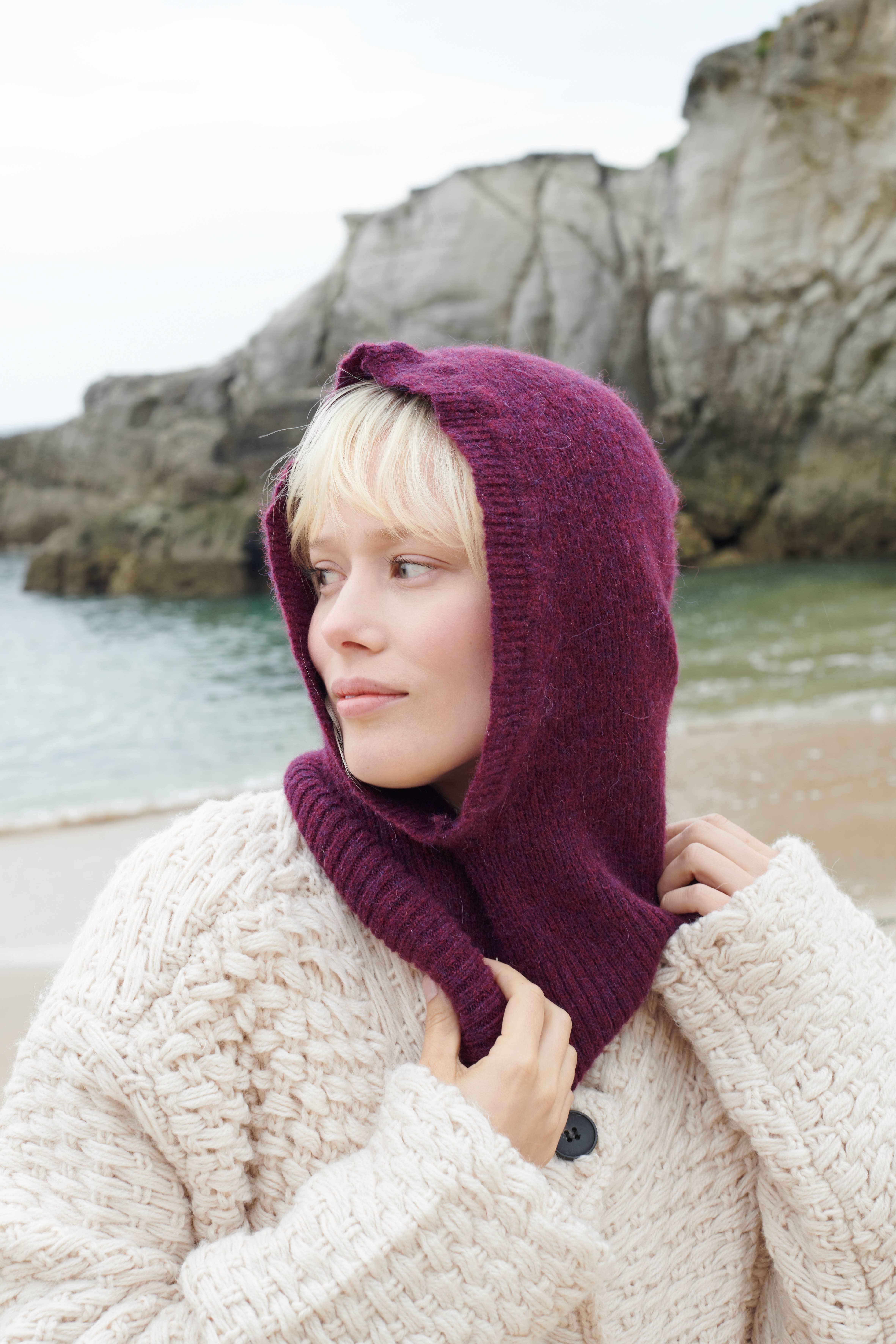 Maradji - Wholesale Balaclava - Women's - ALPACA WOOL BALACLAVA COZY FIG AND MOCHA2