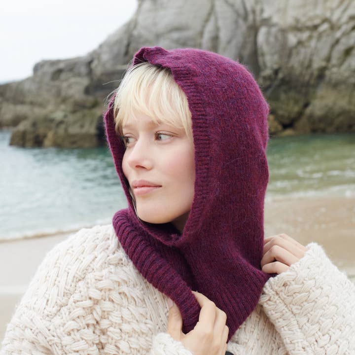 Maradji - Wholesale Balaclava - Women's - ALPACA WOOL BALACLAVA COZY FIG AND MOCHA2