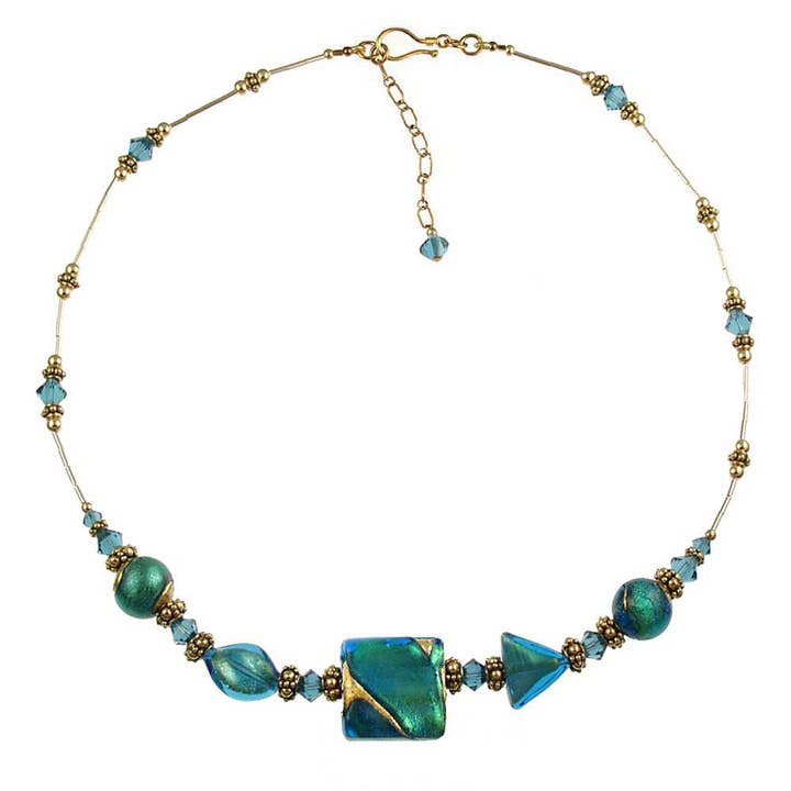 SN-950 Necklace Teal We Meet Again for wholesale by Andrea Menghetti