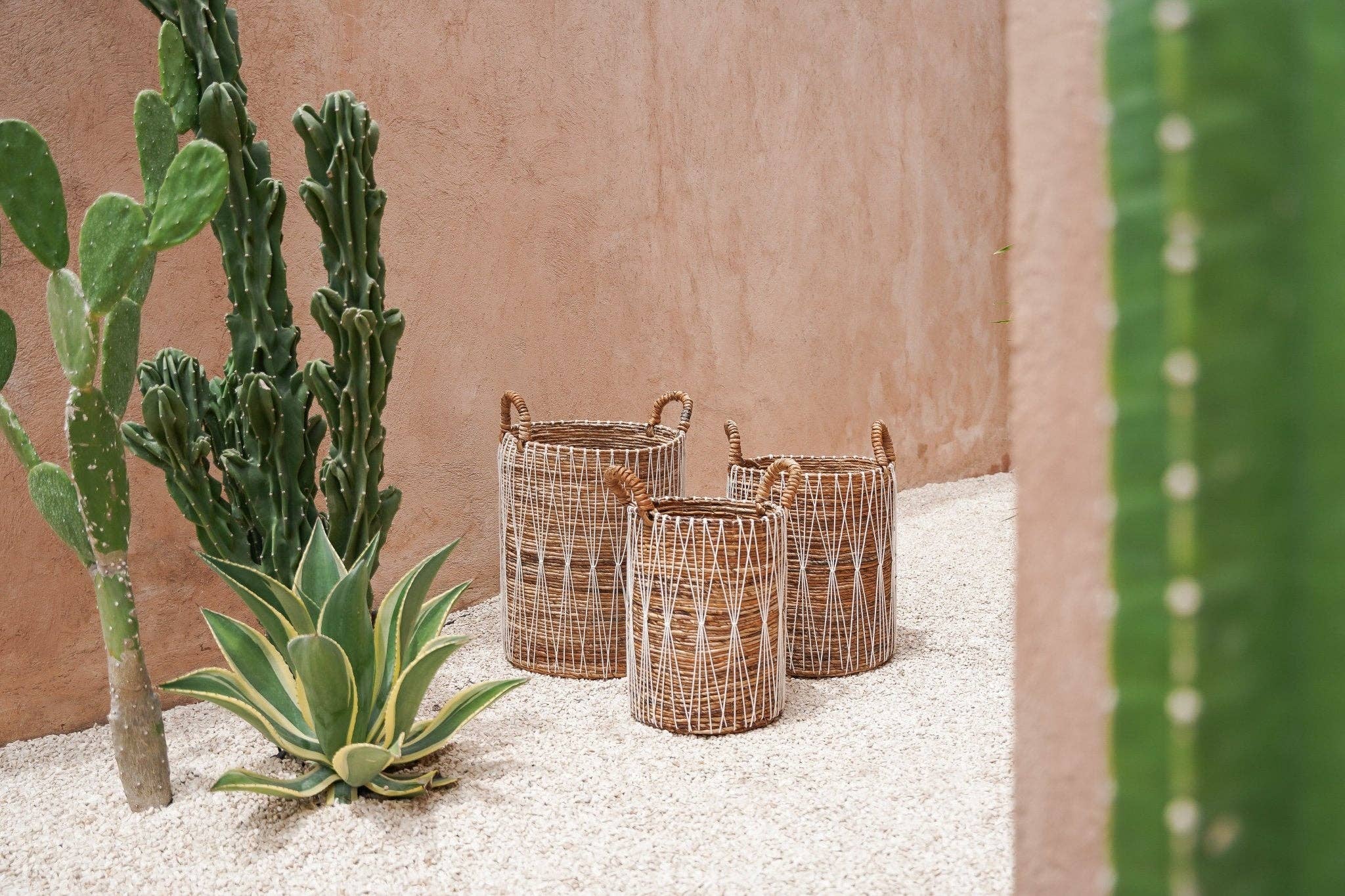 Hippie Monkey - Wholesale Basket - The Nusa Baskets — Set of 3 - Hippie Monkey - 20245