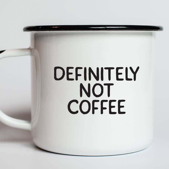 Swag Brewery - Wholesale Coffee Mug - Definitely Not Coffee | Enamel Mug3
