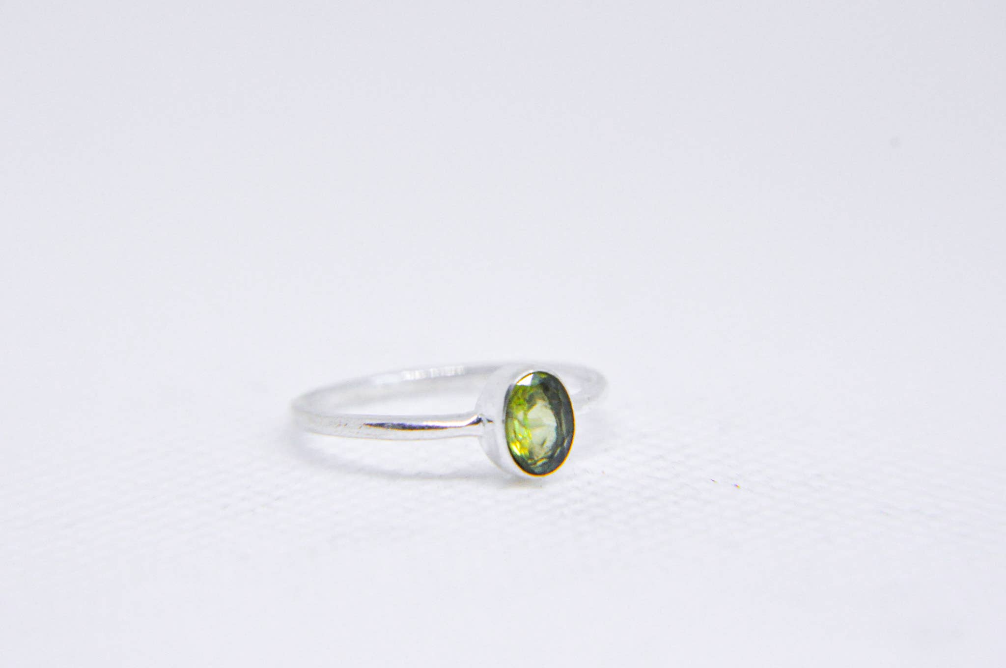 Zumki - Wholesale Single Stone/Solitaire Ring - Simple and Minimal Natural Gemstone Silver and Brass Ring2