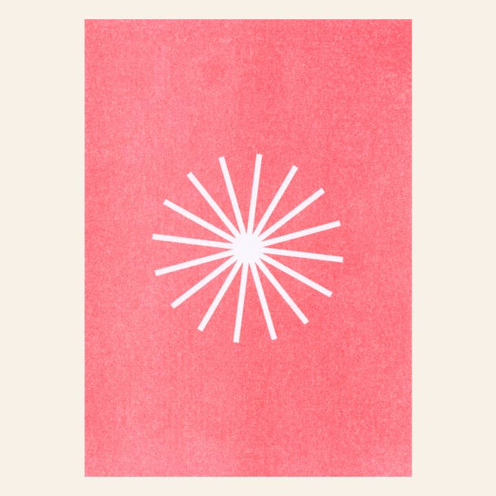 Neon Ster Ansichtkaart voor wholesale door HERR & FRAU RIO