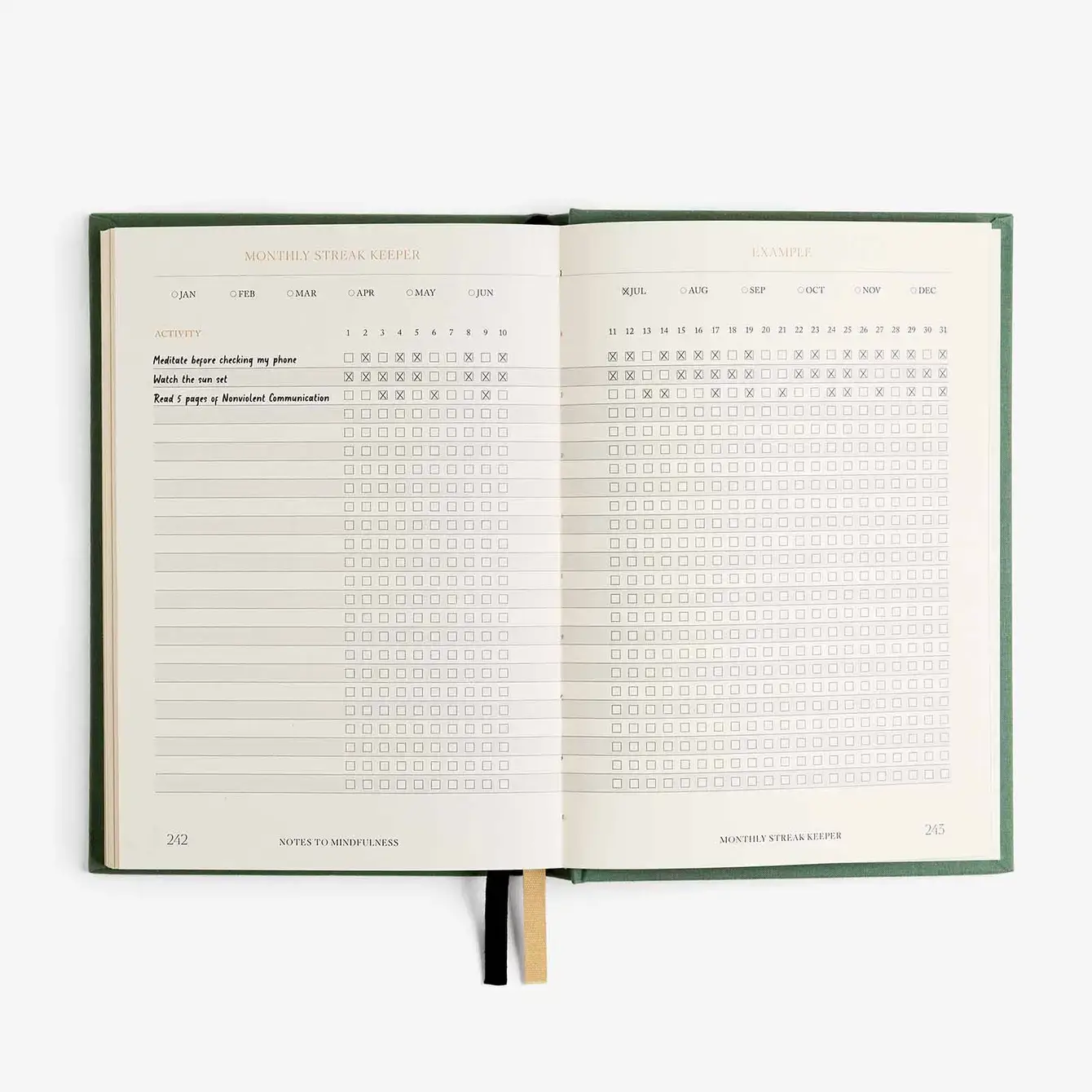 Intelligent Change - Wholesale Journal/diary - Notes to Mindfulness Journal Sage - Daily Guided Reflection4