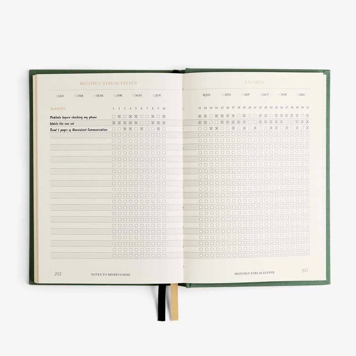 Intelligent Change - Wholesale Journal/diary - Notes to Mindfulness Journal Sage - Daily Guided Reflection4