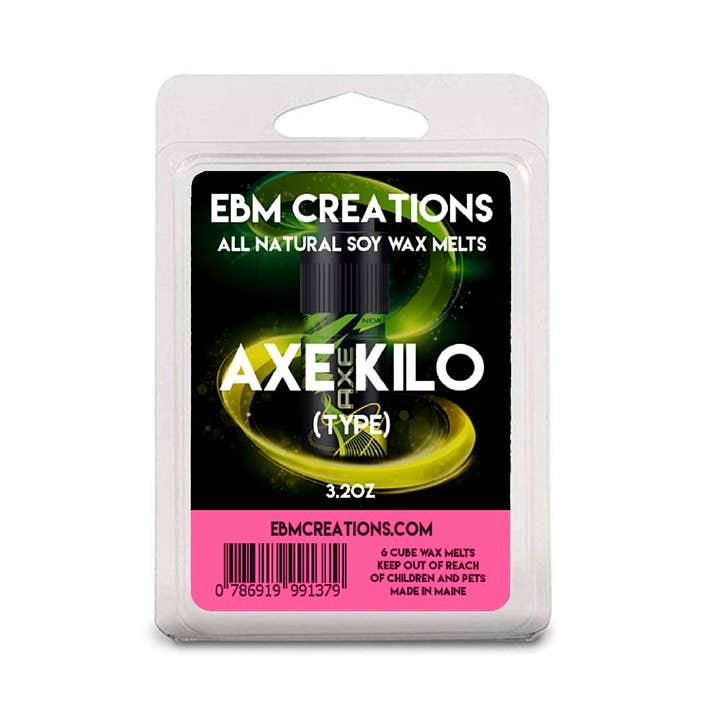 EBM Creations LLC - Wholesale Wax Melt - Axe Kilo (Type) - 3.2 oz Clamshell