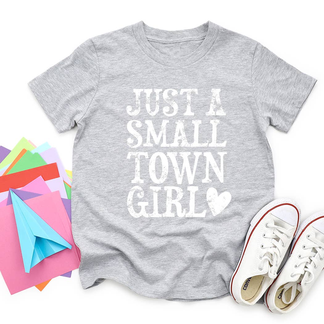Kids By Kissed Apparel - Wholesale Screen Printed T-Shirt - Kids - Just a small town girl graphic tee0