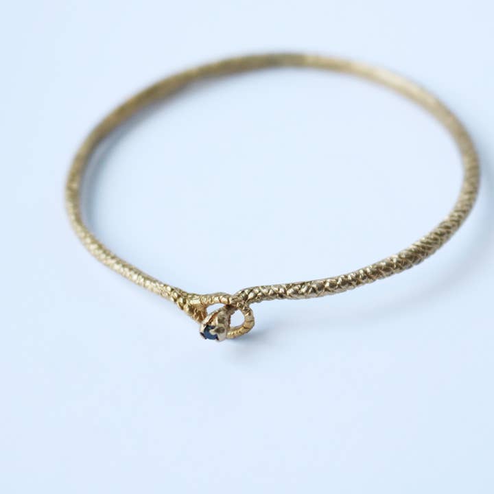 Brass Spinel Snake Bracelet for wholesale by Creature's Virtue