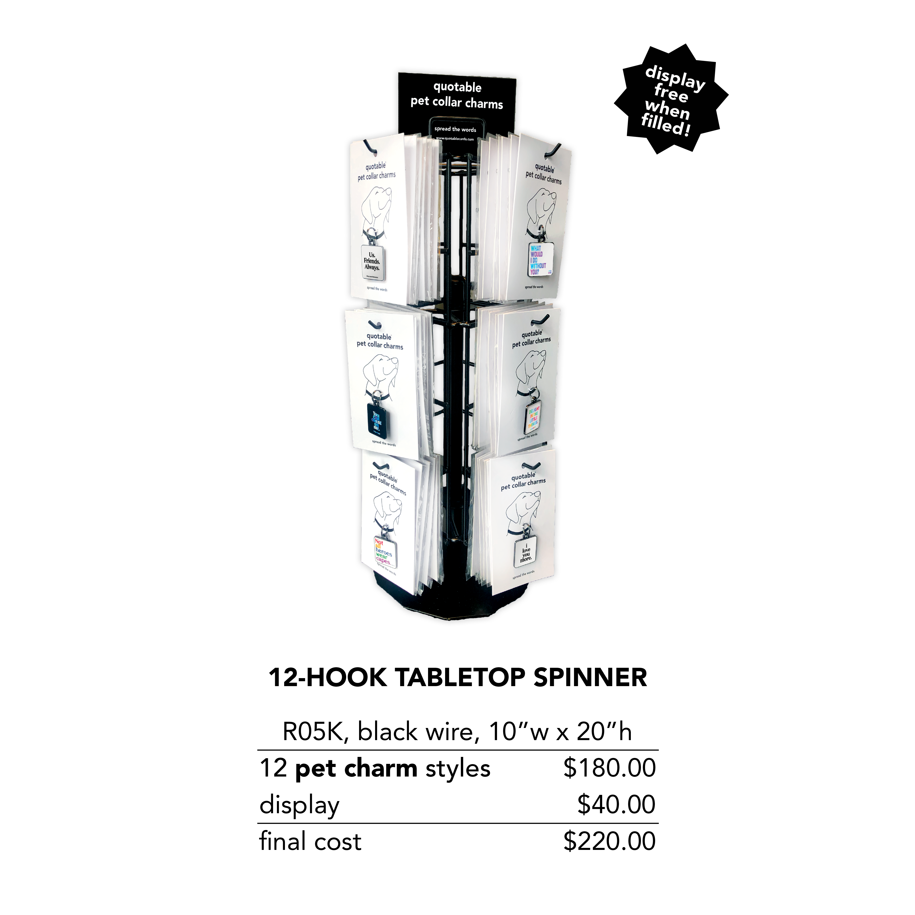 Quotable - Wholesale Pet Collar Charm - Cat/Dog - Pet Collar Charms - CCD319 - You Are My Sunshine (J. Davis)4