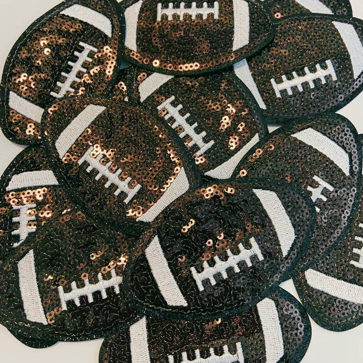 Pallone da calcio con paillettes da 4", toppa ricamata per la vendita all'ingrosso da parte di TEELUX