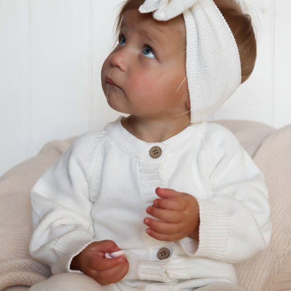 Brave Little Lamb the Label - Wholesale Fashion Headband - Baby - Luxe Knit Headband | Ivory6