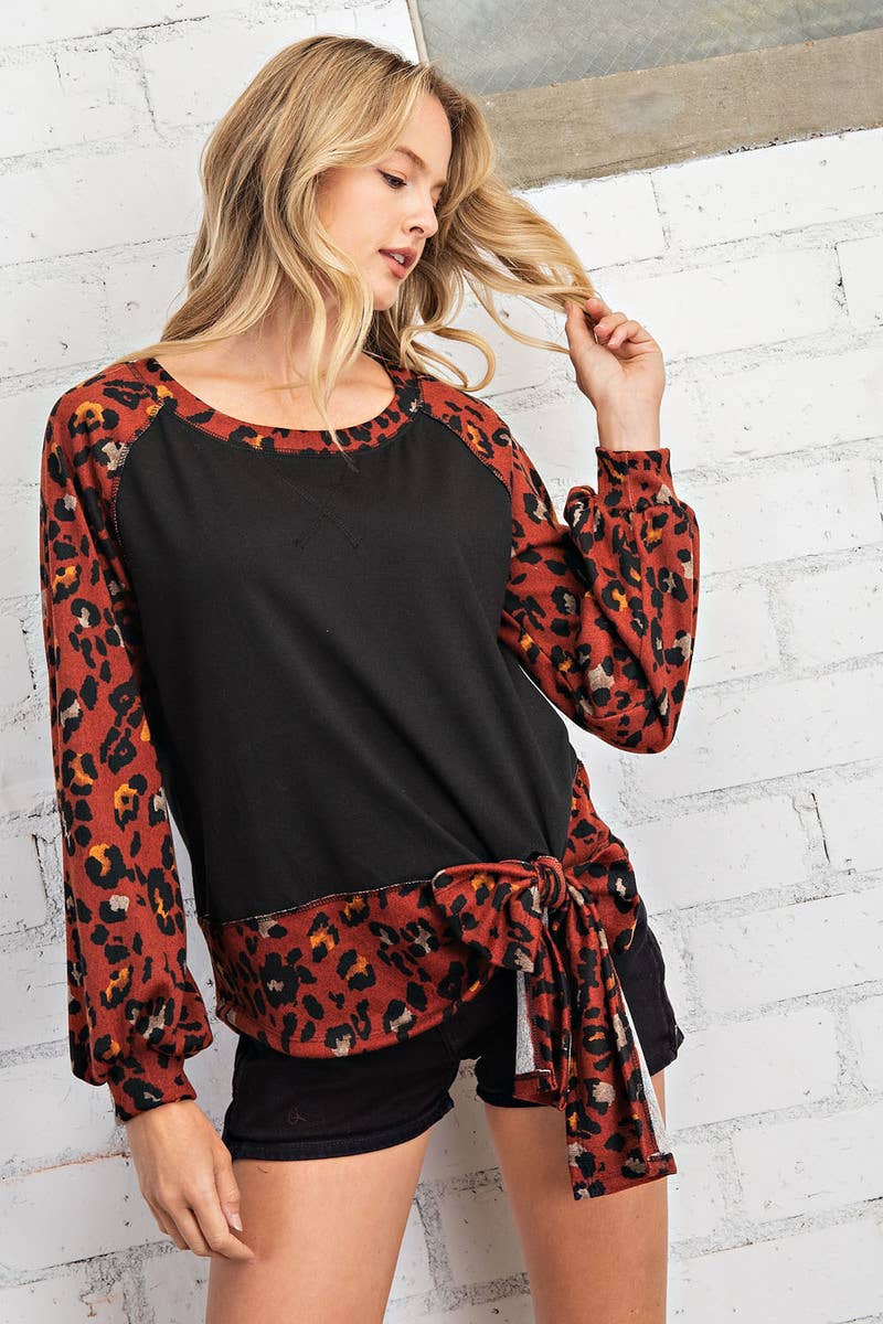 FSL Apparel – wholesale Blus - Dam – ST6610 - Raglantopp i fransk frotté10