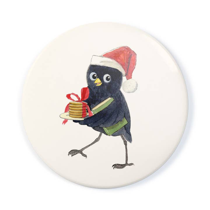 Felix Doolittle - Wholesale Compact mirror - Ikootan Special Delivery - Pocket Mirror w/ wool-felt pouch