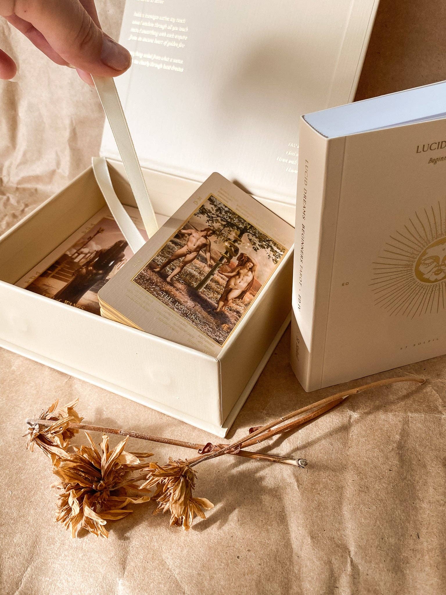 ST SOLEIL - Wholesale Tarot Cards - Lucid Dreams Beginners Tarot Deck ED IV, Beige18