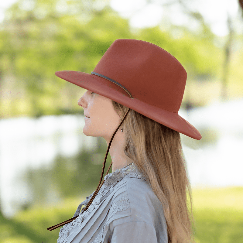 My Wine Hat – wholesale Fedora – Women’s – TUSCAN FEDORA - RUSSET2