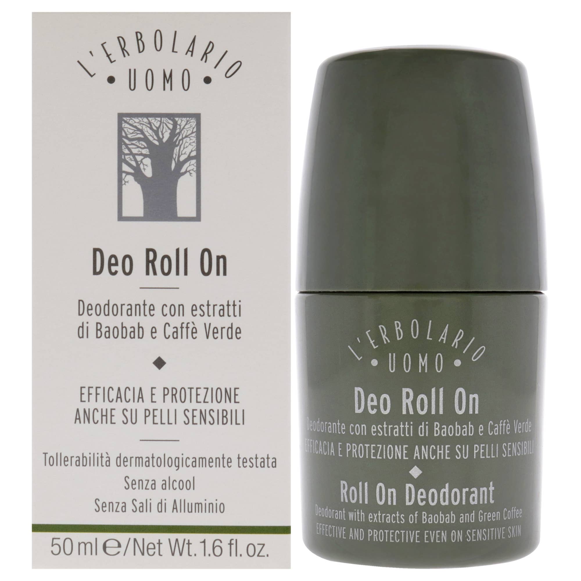 Style Rule - Wholesale Deodorant - Men's - Uomo Roll On Deodorant by LErbolario for Men3