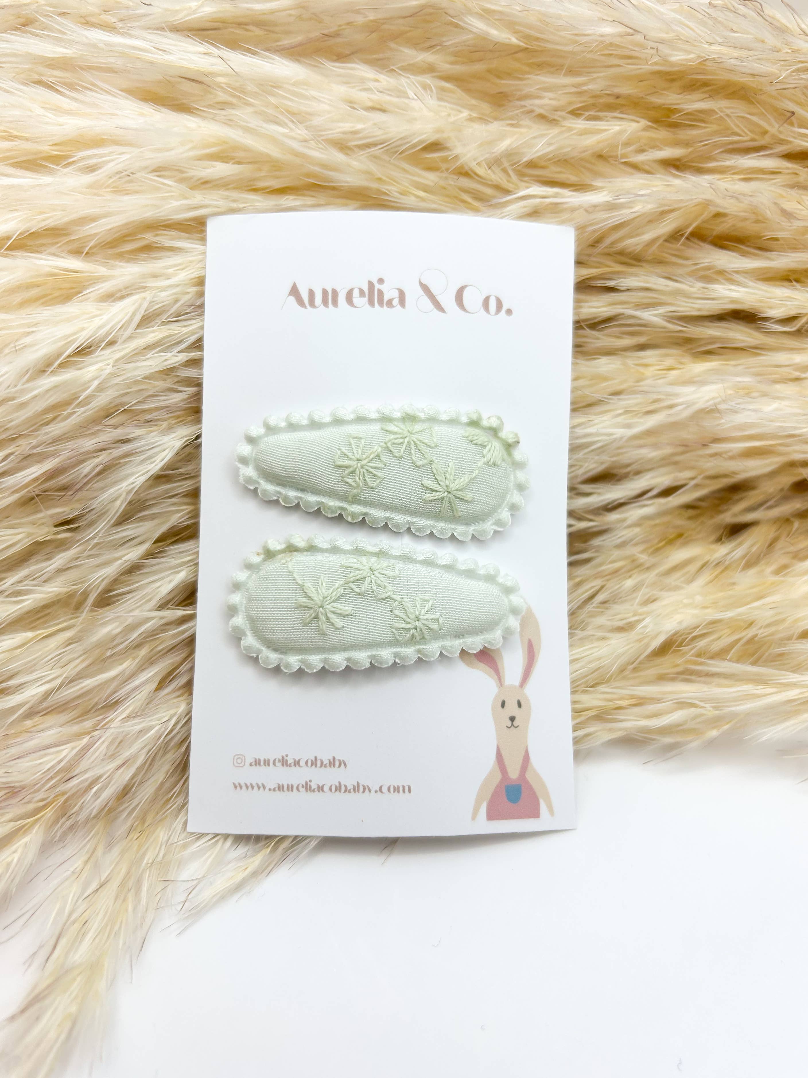 Aurelia & Co. Baby - Wholesale Hair Clip - Kids - Mini Baby Fabric Hair Barrettes5
