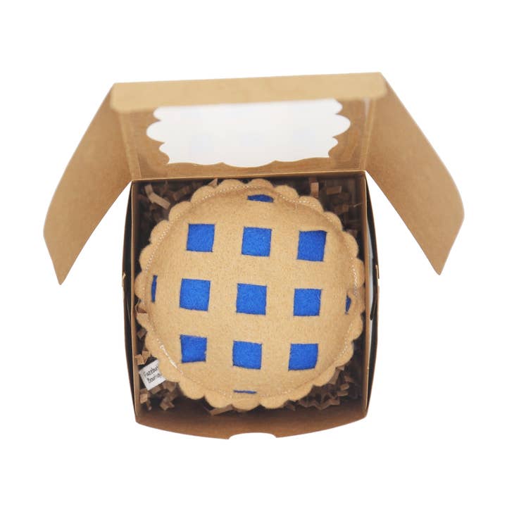 Blueberry Pie - Felt Catnip Toy for wholesale by Fuzzbutt Boutique LLC