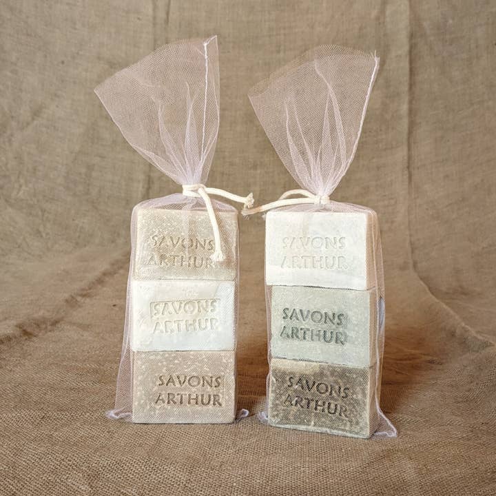 Trio voor vaste zeep en shampoo voor wholesale door Savons Arthur