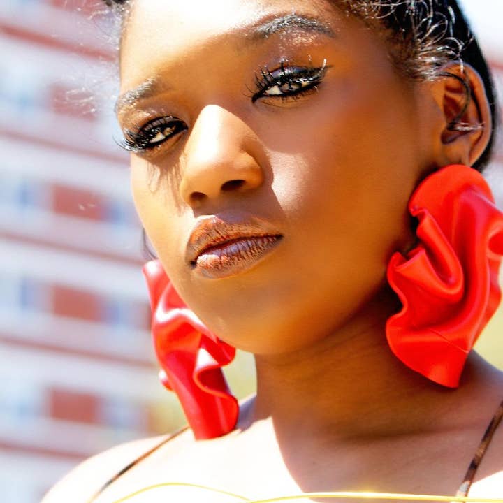 AND-MADE by Hand - Vente Boucles d'oreilles pendantes - LEXI Clou Classique - Toutes les Couleurs26