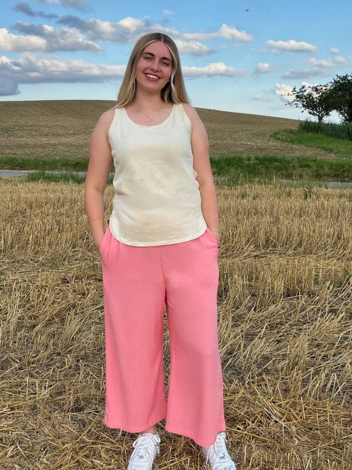 100% organic cotton culottes for wholesale by we samay