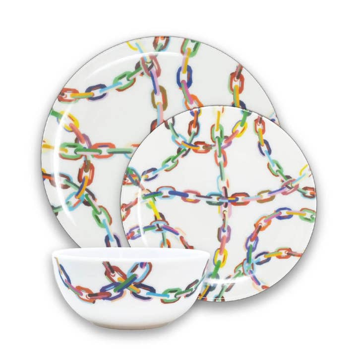 Large Chain Link Starter Set - 12 Piece Setting for wholesale by Elizabeth Sutton Home