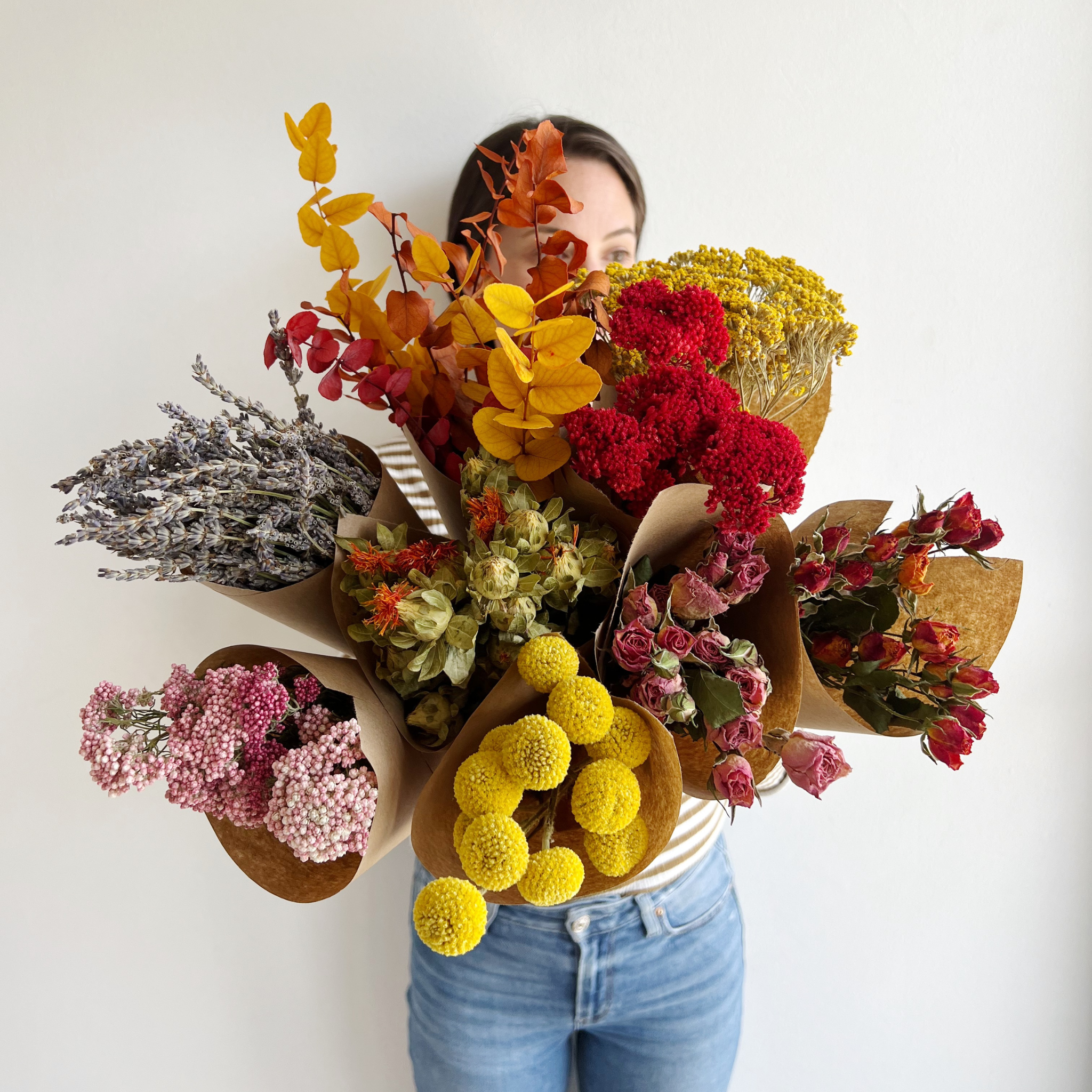 House of Lilac – Engroshandel Tørrede/pressede blomster – Bukket med tørret lavendelblomst1