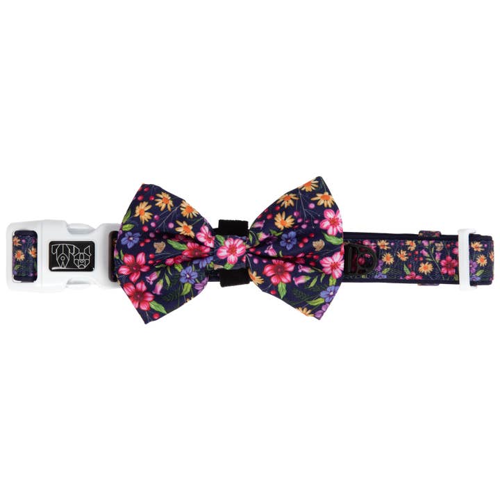 DOG COLLAR & BOW TIE: Petal Paradise for wholesale by Big and Little Dogs