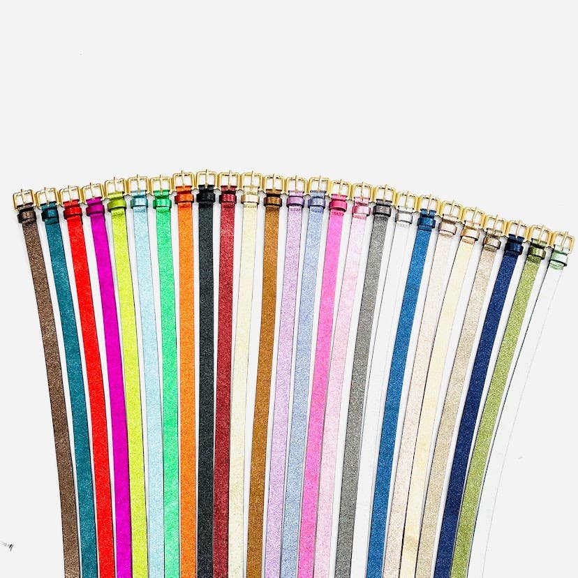 MILANO AMOUR - Vendita all'ingrosso Cintura - Donna - Cintura Laminata Minimal in Pelle2