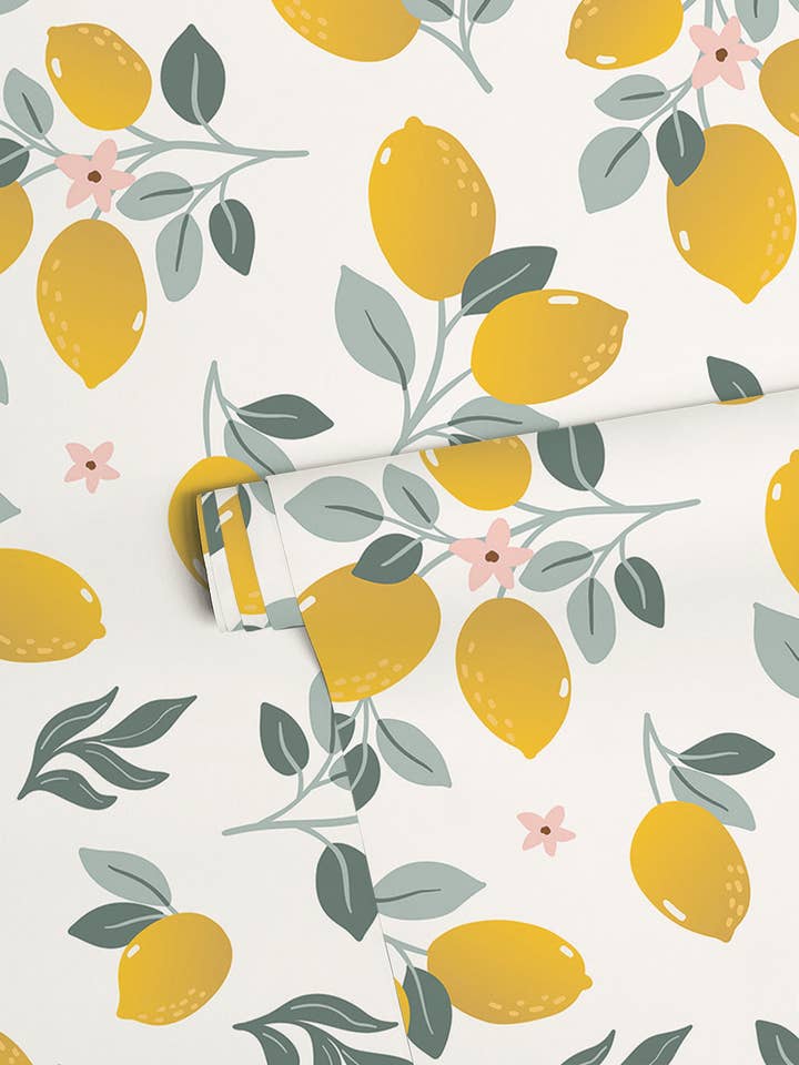 LOUISE - Papel pintado con motivo de cidras (H0672) para venta al por mayor de LILIPINSO