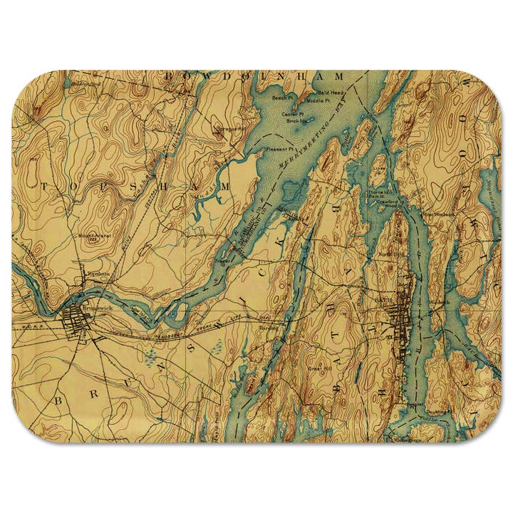 Trays4Us - Wholesale Serving Tray - Custom Serving Tray - Topographic Map - Any US Location4