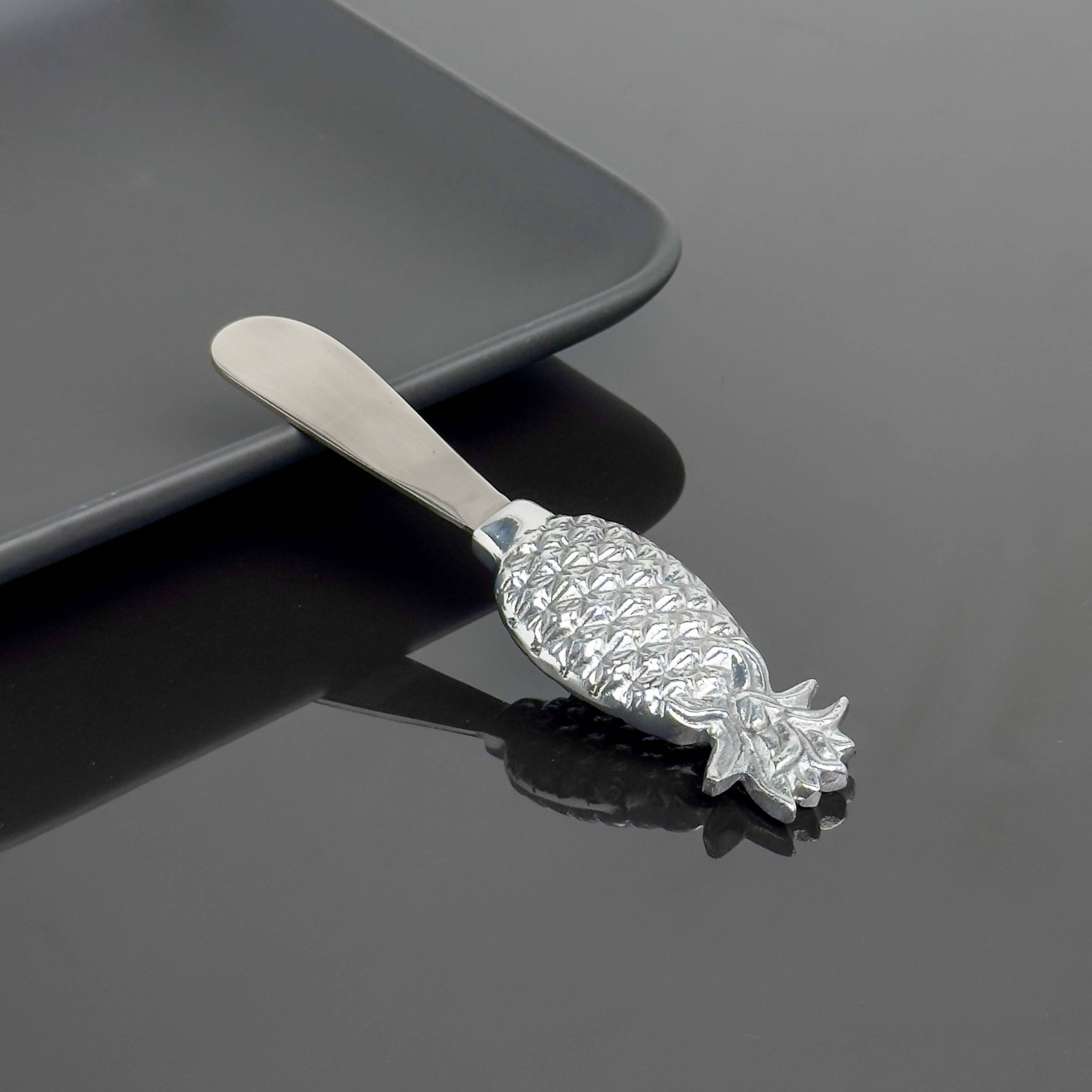 India Handicrafts Inc - Vendita all'ingrosso Coltello da formaggio - Crema spalmabile all'ananas ALUM4