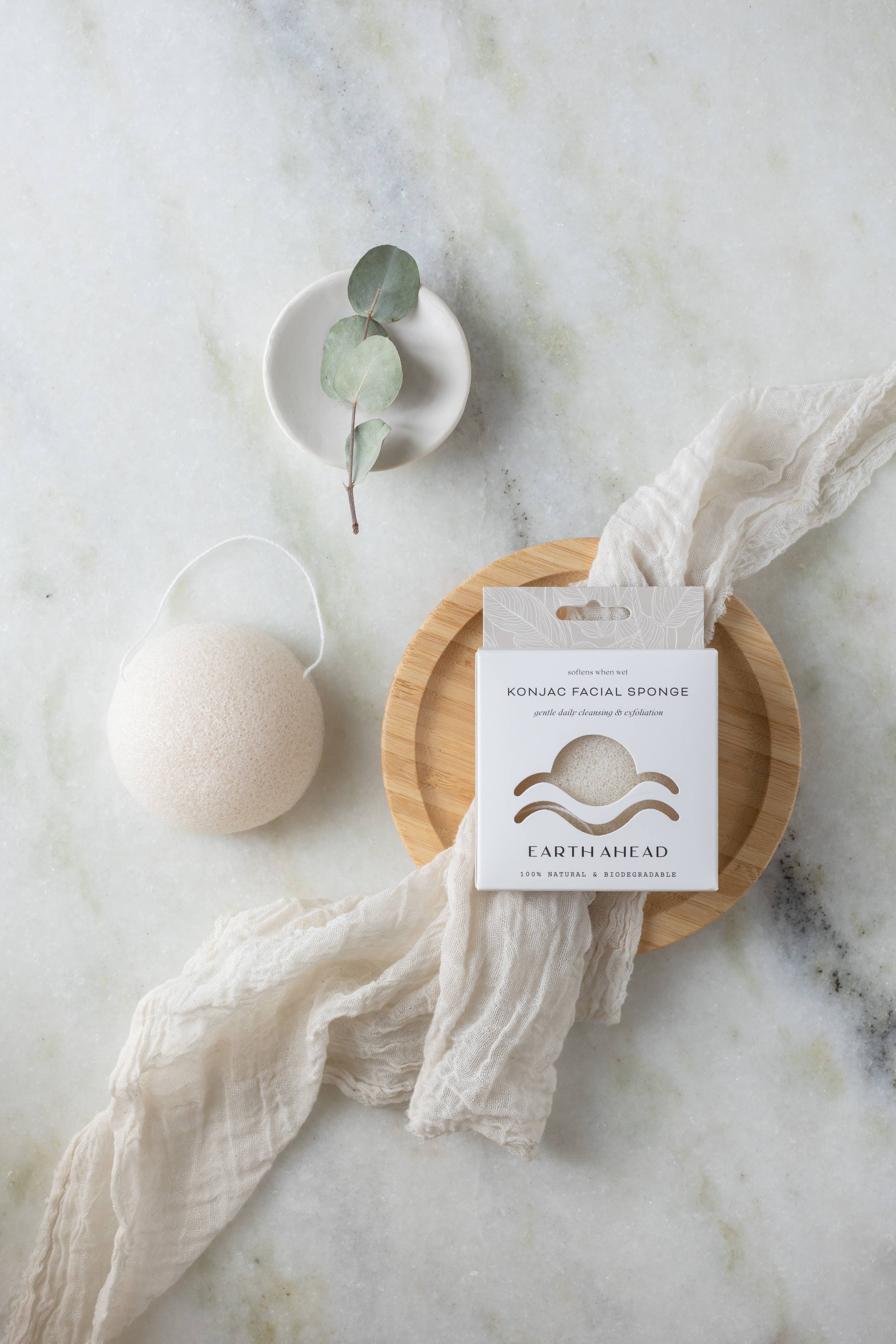 Earth Ahead - Wholesale Facial Cleanser - Natural Konjac Facial Sponge – Gentle Daily Cleanse1