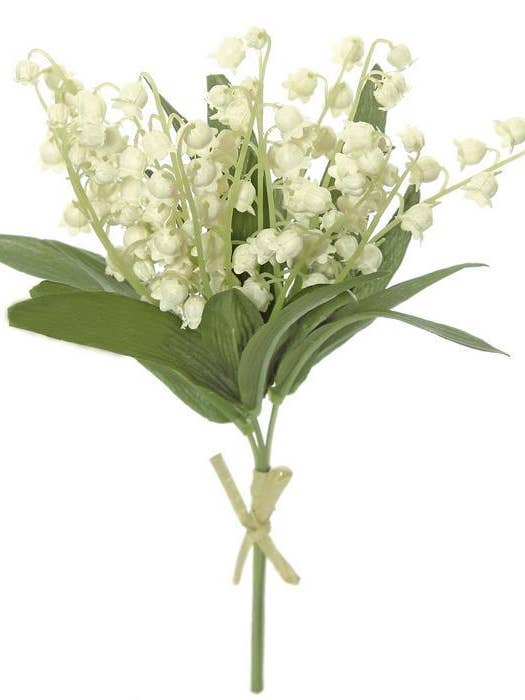 Lily of the Valley Bundle, 9.5", Cream for wholesale by Select Artificials, Inc.
