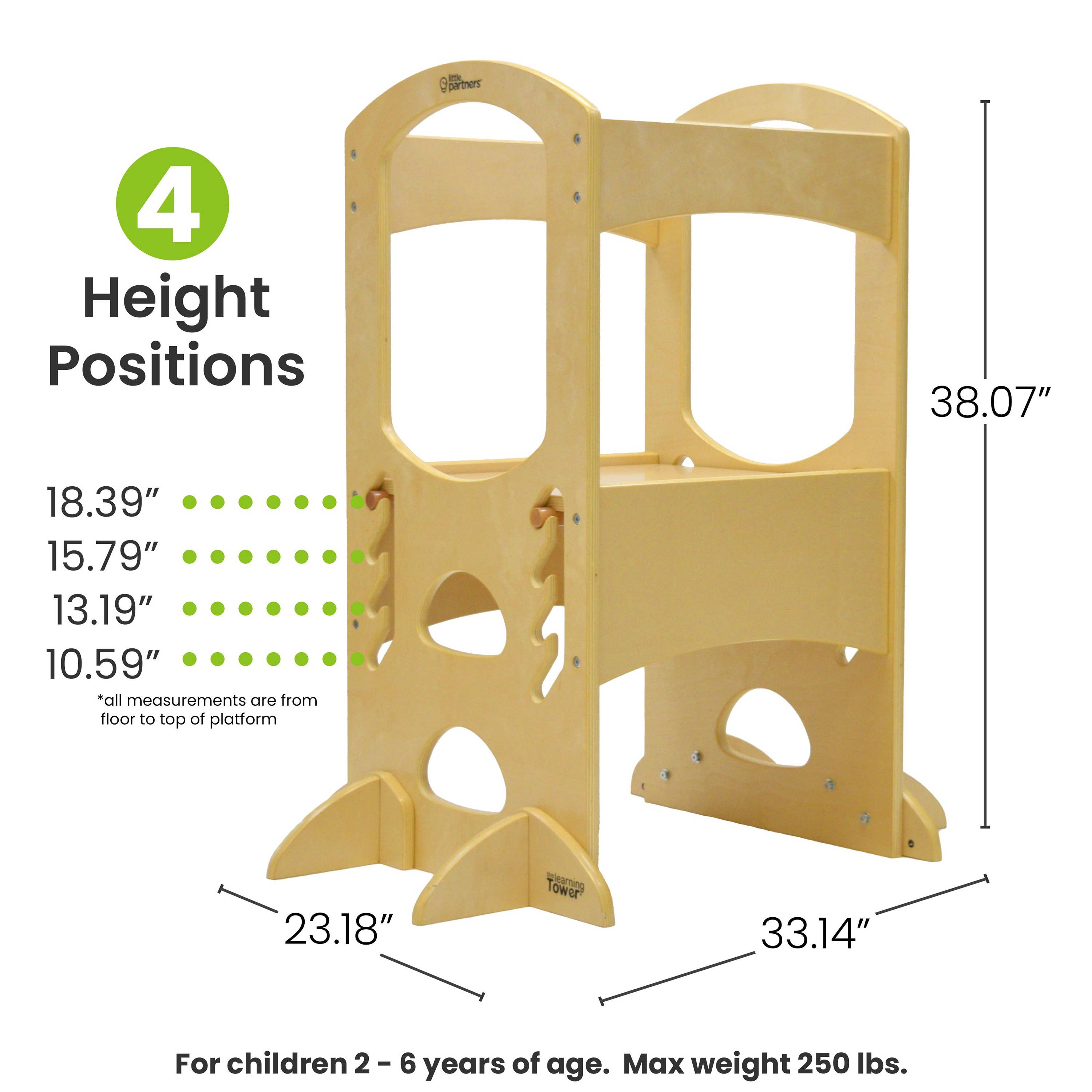 Little Partners - Vendita all'ingrosso Giocattolo in legno - Bambini - The Learning Tower® - Torre per Bambini Little Partners®7