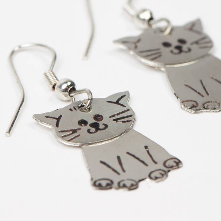 Ten Thousand Villages - Wholesale Dangle Earrings - Kitty Earrings