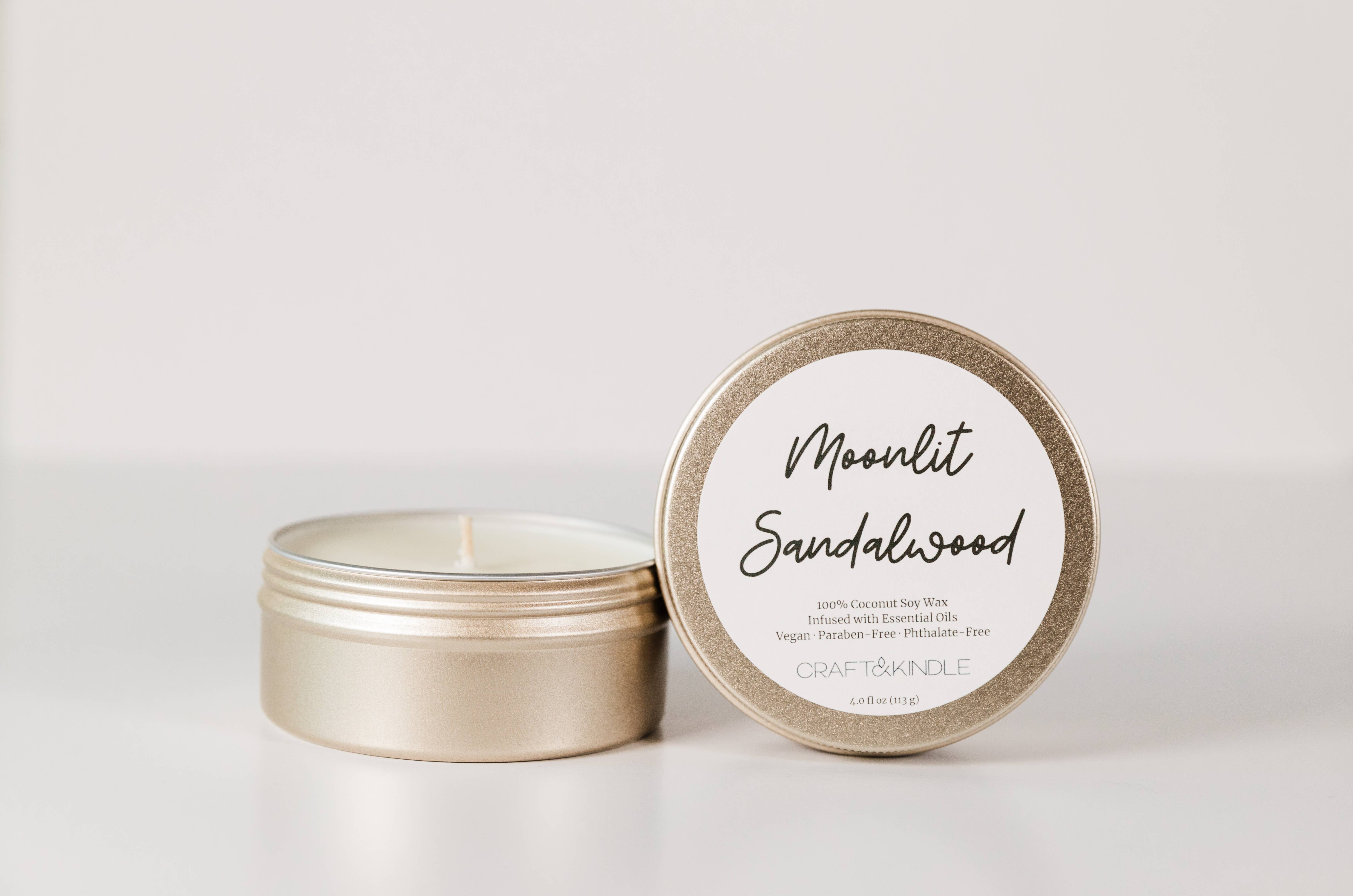 Craft&Kindle - Wholesale Jar/Filled Candle - Refillable Wood Slice Candle Holder - Rustic Candle Vessel3