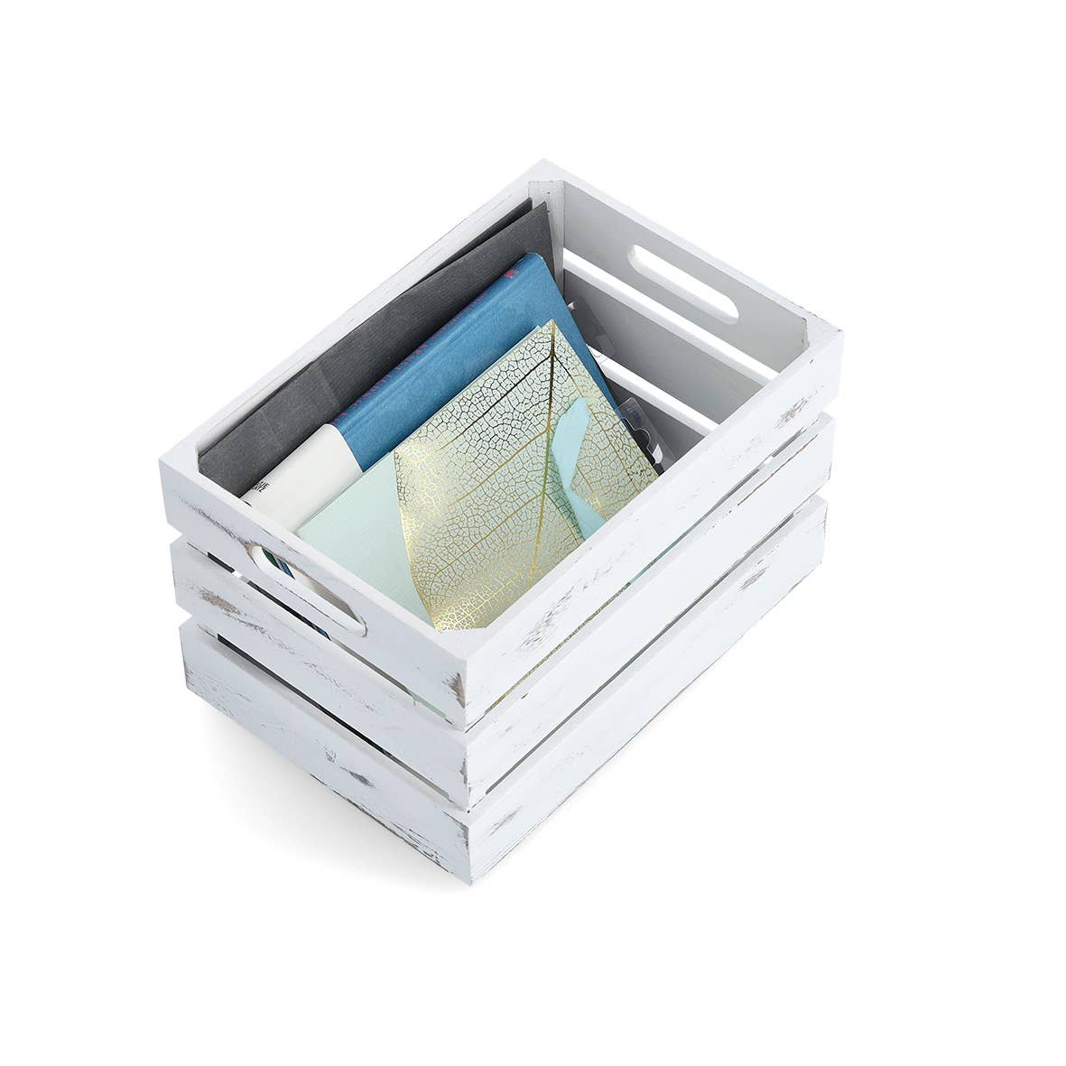 white Storage box "Vintage White", wood for wholesale on Faire1