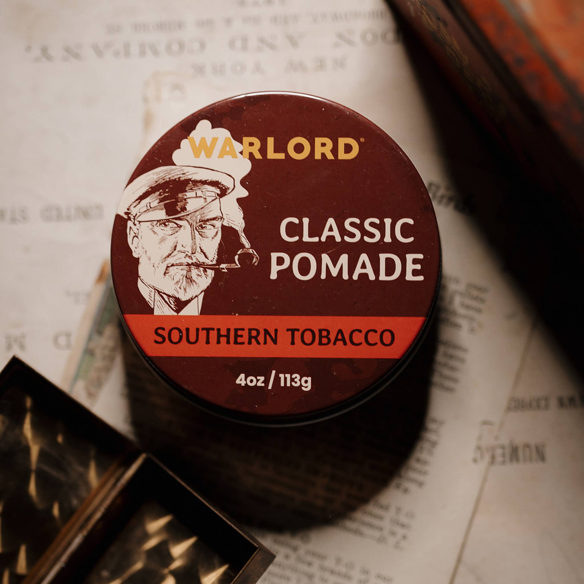 Warlord - Men's Grooming Essentials | Veteran Owned – wholesale Hårpomada - Herr – Warlord Classic Hair Pomade - Southern Tobacco1