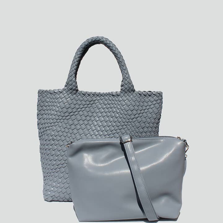 STREET LEVEL - Vente Tote bag – femme - Fourre-tout tissé Ivy 9