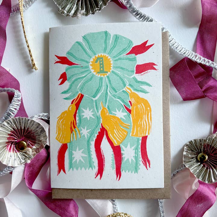 Lillian Melcher - Vente Cartes d'anniversaire - Carte Ruban de Prix