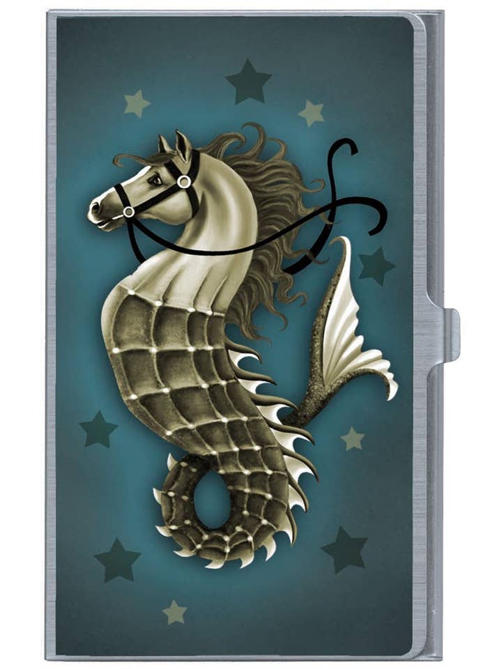 Porta carte di credito - Seahorse per la vendita all'ingrosso da parte di Classic Hardware