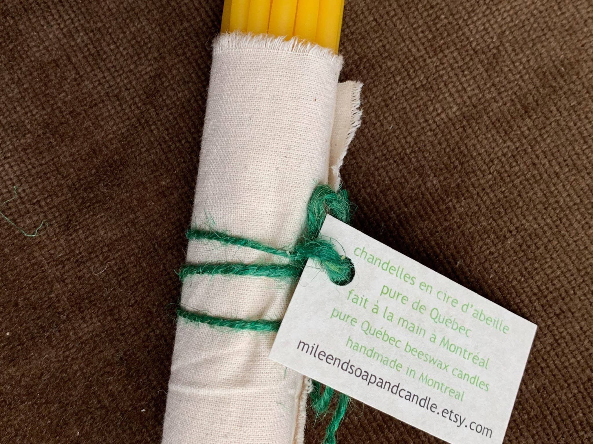 Mile-End Soap & Candle Supply - Wholesale Cake Candle - Beeswax Birthday Candles - Tall Skinny- Hand-Dipped5