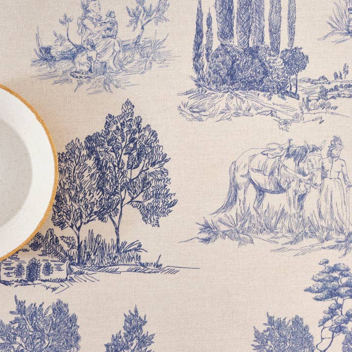 SG HOGAR - Wholesale Tablecloth - Resinated Stain Resistant Tablecloth 0120-3706