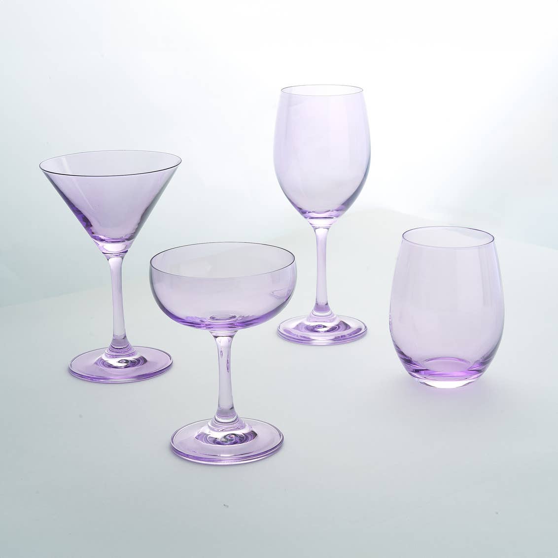 Godinger – Copo de vinho por atacado – Conjunto de Quatro Copos de Vinho sem Pé Veneto - Várias cores disponíveis11