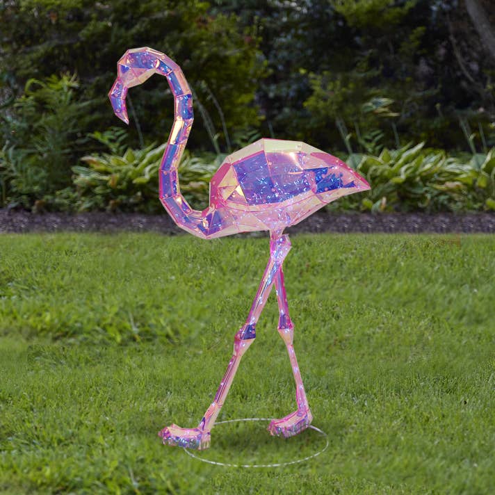 Prismatic Iridescent 36" Flamingo - Mojito for wholesale by Seasonal LLC