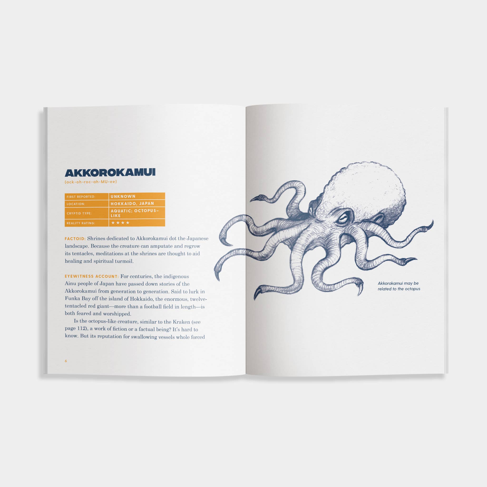 Blue Star Press - Wholesale Folklore & Mythology - Cryptid Creatures: A Field Guide to 50 Fascinating Beasts1